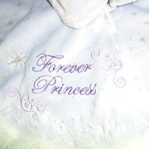 Disney Forever Princess Faux Fur Purple Cape